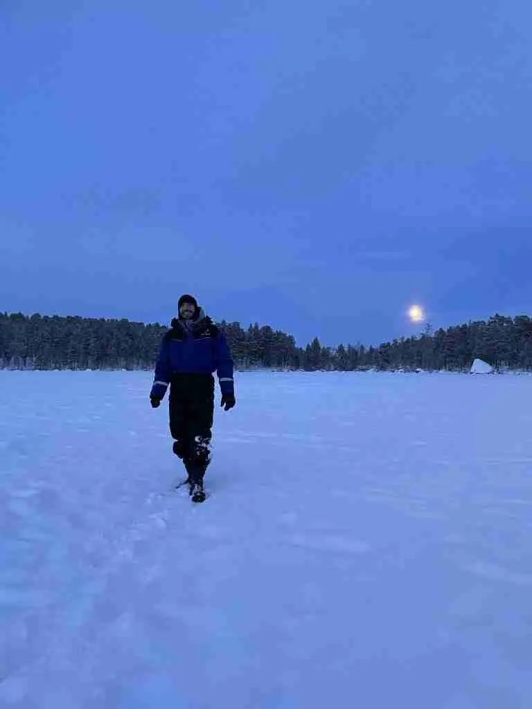 aurora boreale in lapponia